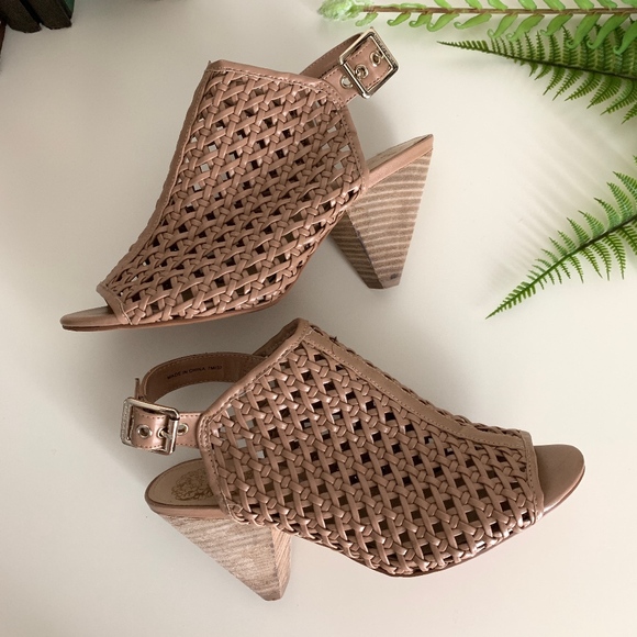 Vince Camuto Shoes - Vince Camuto Emilia Peep Toe Booties